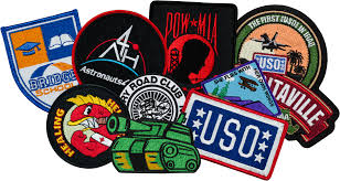 Custom embroidery patches with premium thread stitching for uniforms and accessories