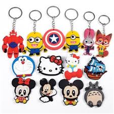 Custom PVC keychains with designs for promotional items and corporate gifts